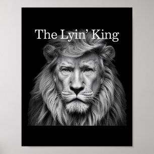Den berömda antitrumpen Lyin Kung 2025 Lejona Älsk Poster