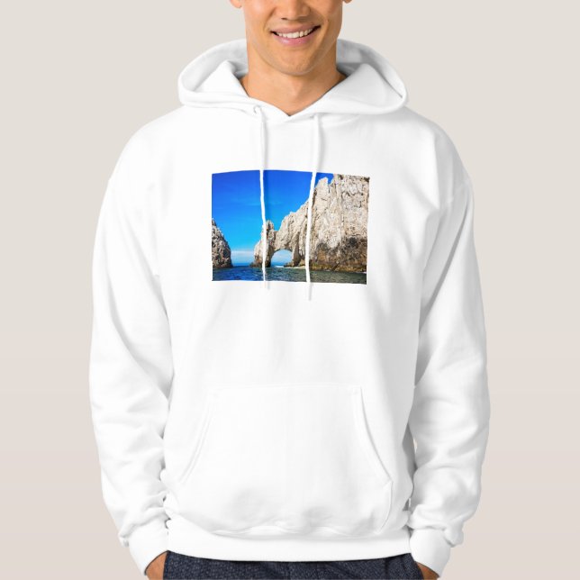 Den berömda bågen i Cabo San Lucas Sweatshirt Med Luva (Framsida)