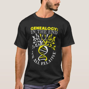 Den berömda familjen Träd, historik i Genealogy Ge T Shirt