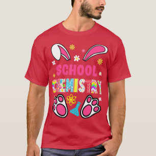 Den berömda kaninskolekemikalien Påsk Day Eggs Bun T Shirt