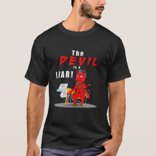 Den berömda kristna bibeln vid Djävulen är en l T Shirt