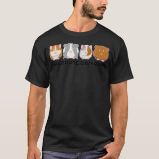 Den berömda mångfalden Cute Guinea-Gris-gåva för T Shirt