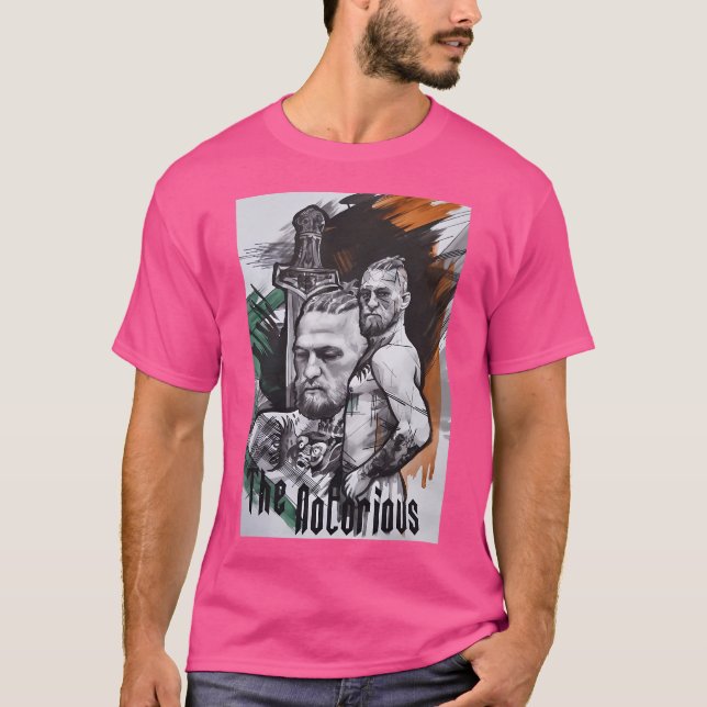 Den berömda McGregor-konstdesignen T Shirt (Framsida)