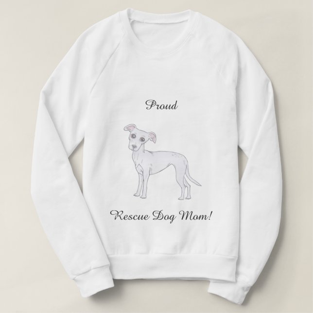 Den berömda Räddingen Hund mamma! T Shirt (Design framsida)