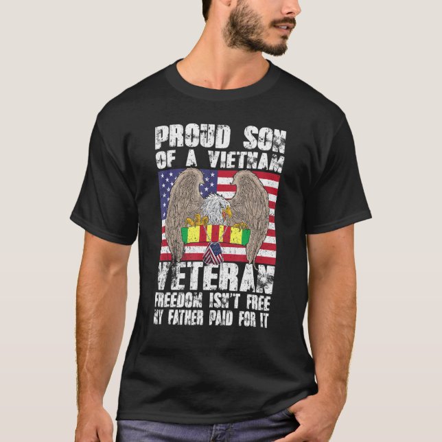Den berömde sonen till Vietnams veteranfrihet är i T Shirt (Framsida)
