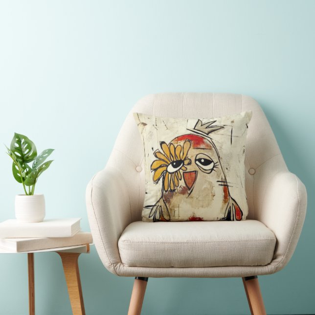 Den berömvärda konstapeln Bird Pillow! Kudde (Stol)