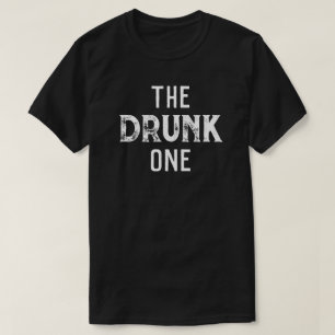 "Den berusade" Bröllopsfest för Brudgummen och han T Shirt