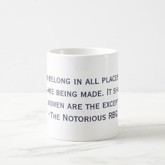 Den beryktade RBG-citationsteckenmuggen Kaffemugg