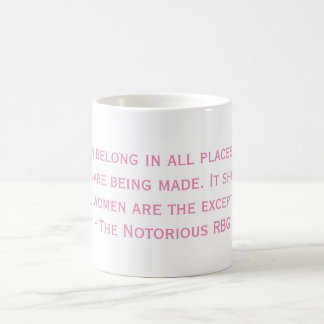 Den beryktade RBG-citationsteckenmuggen Kaffemugg