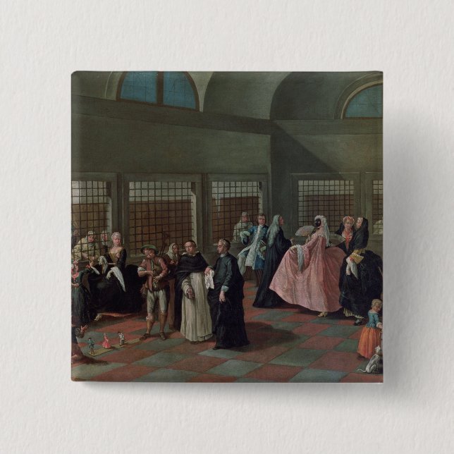 Den besöka parlouren i kloster knapp (Framsida)