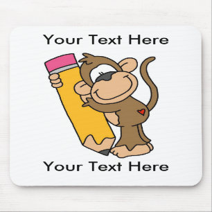 Den beställnings- apan ritar Mousepad - anpassade Musmatta