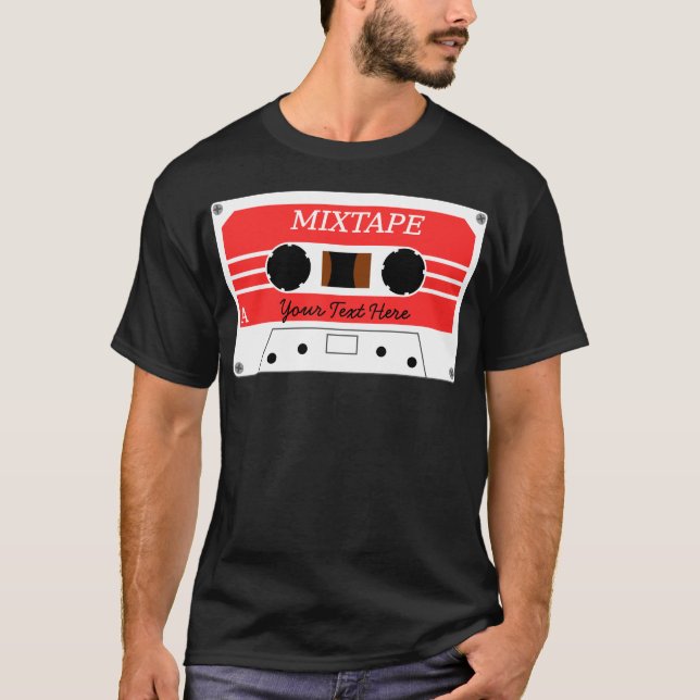 Den beställnings- blandningen tejpar T-tröja Tee Shirt (Framsida)