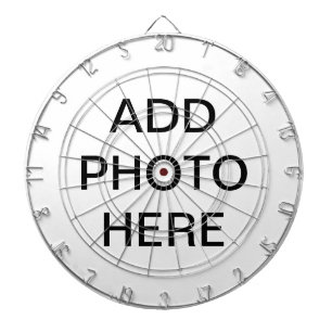 Den beställnings- dartboarden - TILLFOGA ett FOTO Piltavla