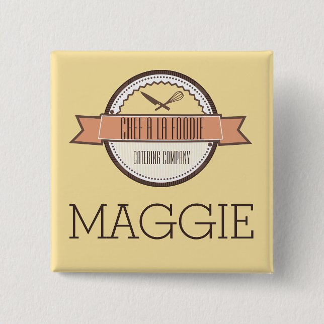 Den beställnings- färgkockknivar viftar knapp (Framsida)