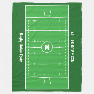 Den beställnings- graden för Rugbyfläkten - Fleecefilt