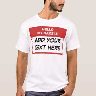 Den beställnings- hejen mitt namn är här T-tröja T-shirt