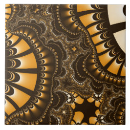 Den beställnings- kaffebruntet Remix stort Kakelplatta