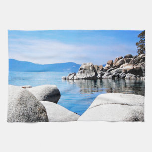 Den beställnings- Lake Tahoe Sandhamnen Kökshandduk