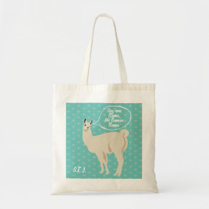 Den beställnings- Llamatotot hänger lös Tygkasse