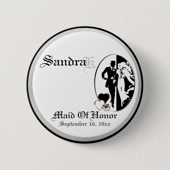 Den beställnings- maid of honor för knapp (Framsida)