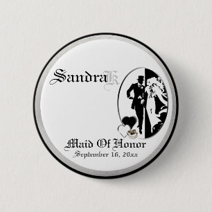 Den beställnings- maid of honor för knapp