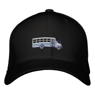 Den beställnings- mini- bussen skickar stor broderad keps