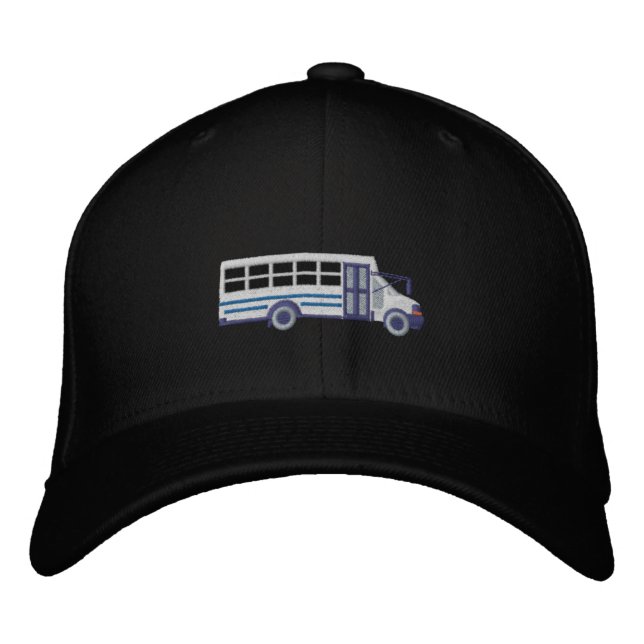Den beställnings- mini- bussen skickar stor broderad keps (Framsida)