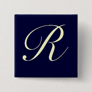 Den beställnings- monogramen knäppas knapp