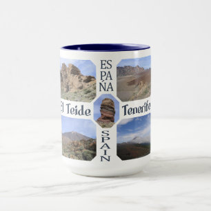 Den beställnings- muggen för El Teide - välj stil, Mugg