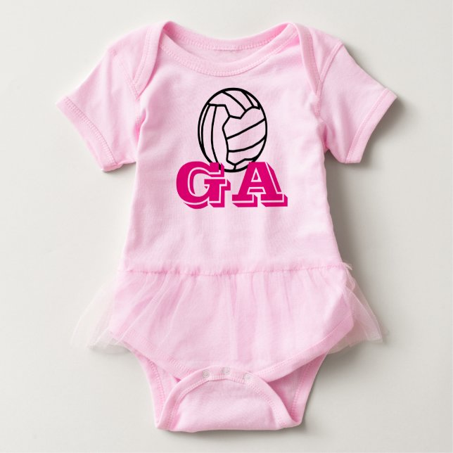 Den beställnings- Netballspelare placerar Tee Shirt (Framsida)