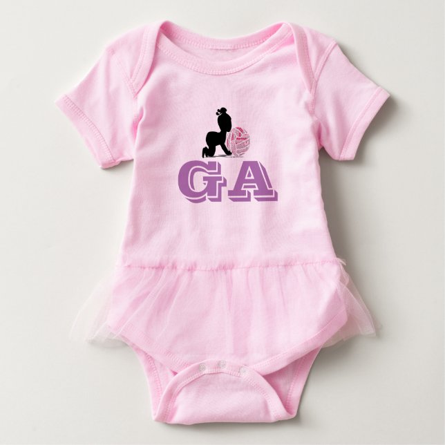 Den beställnings- Netballspelare placerar Themed T Shirt (Framsida)