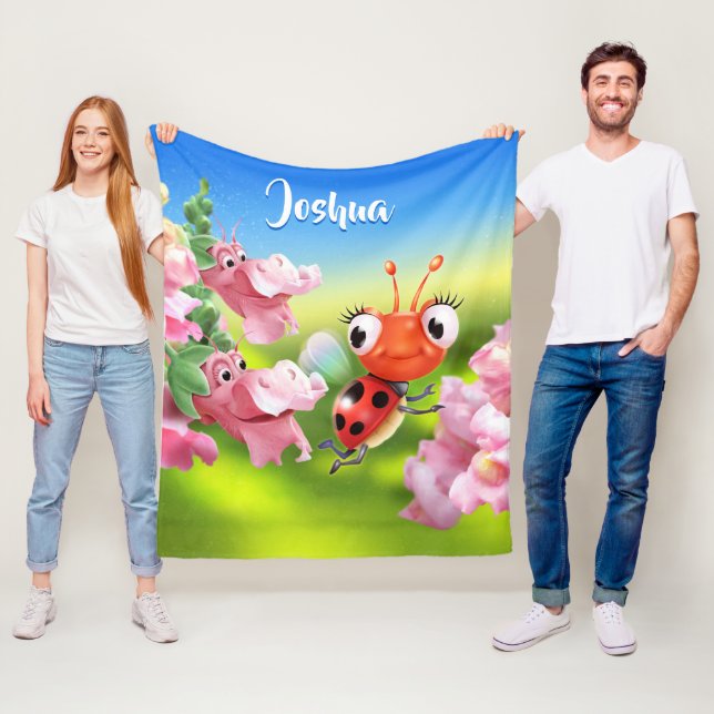 Den beställnings- nyckelpigan för ullfilt (50 x fleecefilt (På plats)