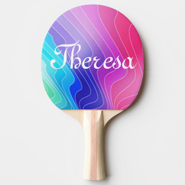 Den beställnings- pingen Pong paddlar Pingisracket (Framsidan)