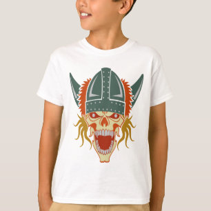 Den beställnings- skjortan för den VIKING skallen Tee Shirt
