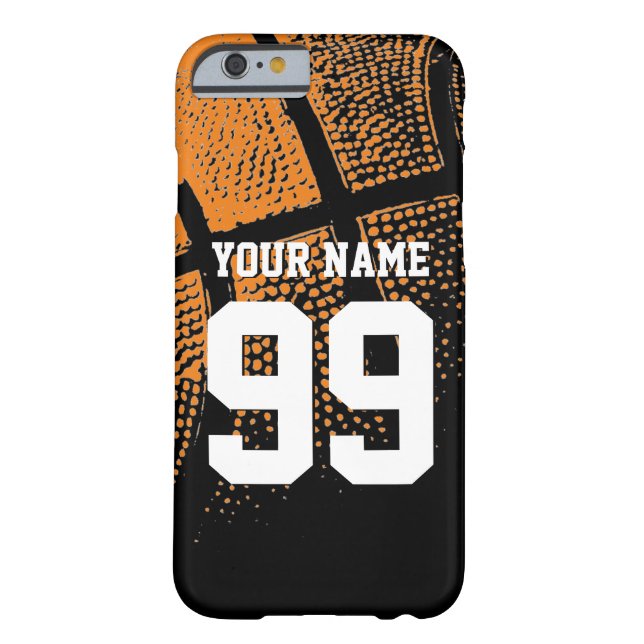 Den beställnings- sportbasketjerseyen numrerar Case-Mate iPhone skal (Baksidan)
