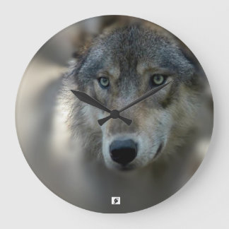 Den beställnings- stora rundaväggen tar tid på stor klocka