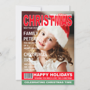 Den beställnings- tidskriften täcker kortet för julkort