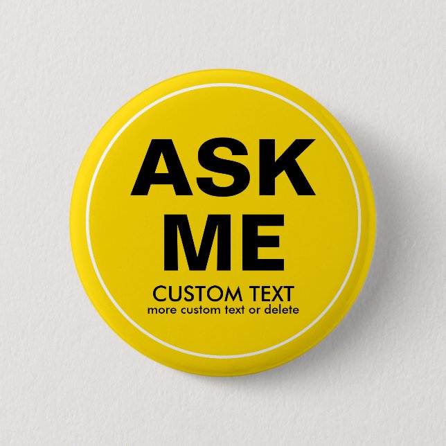 Den beställnings- volontären frågar mig speciell knapp (Framsida)