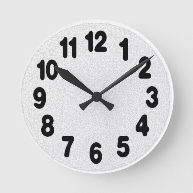 Den Betong Klockan Rund Klocka (Framsida)