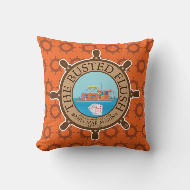 Den betrodda tömningen (Orange) - Kudde (Framsida)