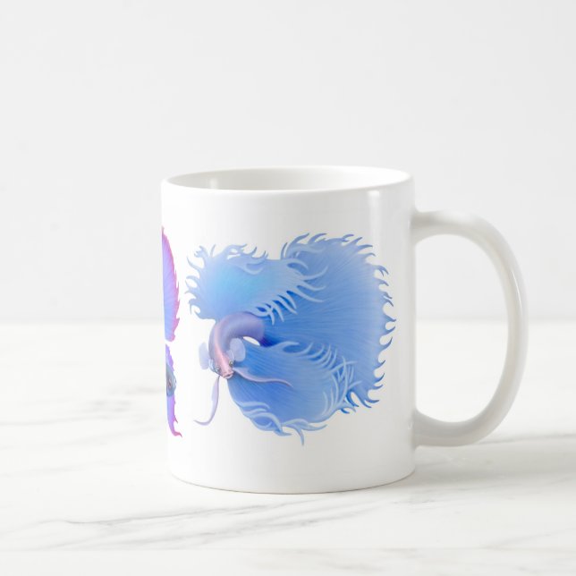 Den Betta fiskmuggen Kaffemugg (Höger)