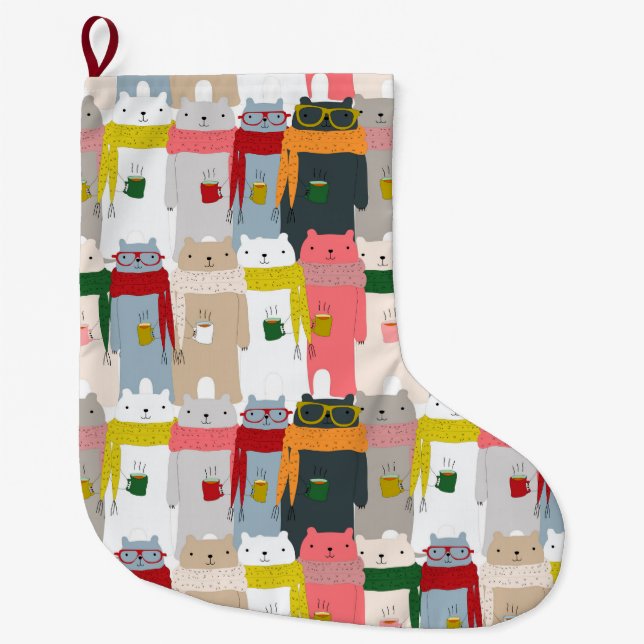 Den beundransvärda Polarna ger stora julklappar Stor Julstrumpa (Framsidan)