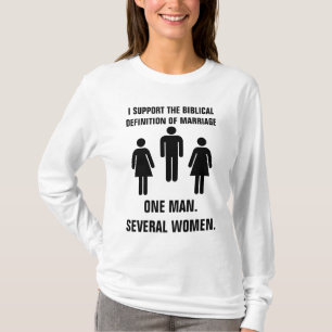 Den bibliska definitionen av giftermål tee shirt