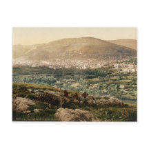 Den bibliska staden Shechem (Nablus)