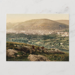 Den bibliska staden Shechem (Nablus) Vykort