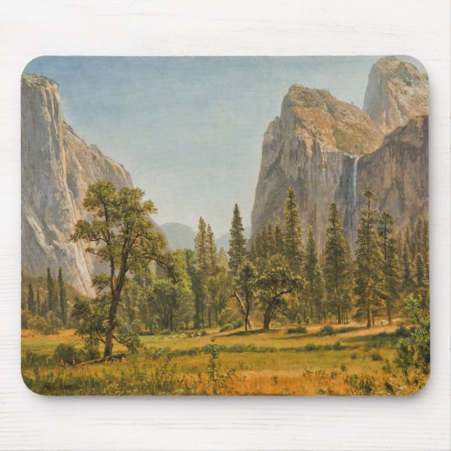 Den Bierstadt möhippan skyler nedgångar, den Musmatta (Framsidan)