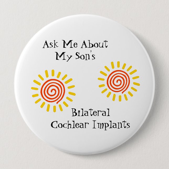 Den bilaterala sonen klämmer fast knapp (Framsida)