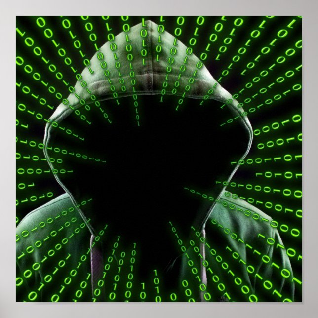 Den binära kodmannen poster (Framsidan)