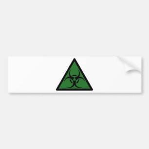 Den Bio faran eller biohazarden undertecknar Bildekal