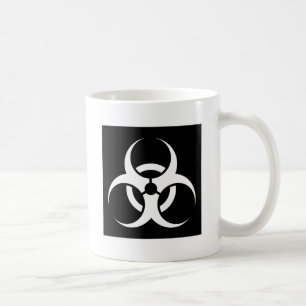 Den Bio faran eller biohazarden undertecknar Kaffemugg